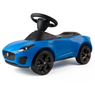 Машинка-толокар Ягуар синього кольору  31*26*76 (пластик+гума) Фари з LED підсвічуванням Jaguar
